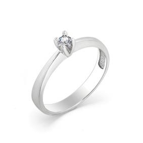 Кольцо из белого золота Мастер Бриллиант 05M1-107-167 с бриллиантом 05M1-107-167 фото