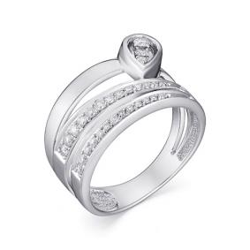 Кольцо из белого золота Мастер Бриллиант 05M1-107-210 с бриллиантом 05M1-107-210 фото