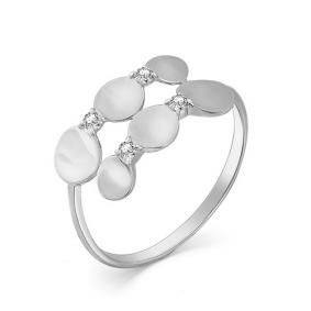 Кольцо из белого золота Мастер Бриллиант 05M1-107-295 с бриллиантом 05M1-107-295 фото