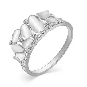 Кольцо из белого золота Мастер Бриллиант 05M1-107-296 с бриллиантом 05M1-107-296 фото