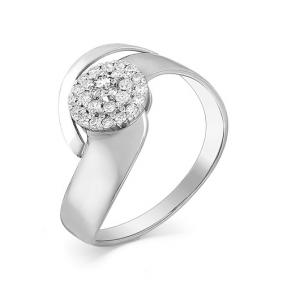 Кольцо из белого золота Мастер Бриллиант 05M1-107-334 с бриллиантом 05M1-107-334 фото