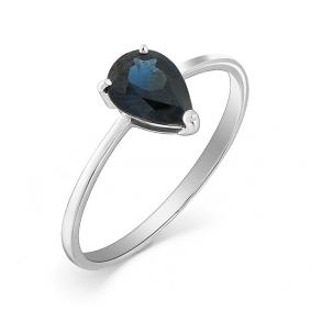 Кольцо из белого золота Мастер Бриллиант 05M1-107-410-02 с сапфиром 05M1-107-410-02 фото