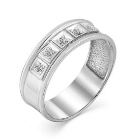 Кольцо из белого золота Мастер Бриллиант 05M1-107-420 с бриллиантом 05M1-107-420 фото