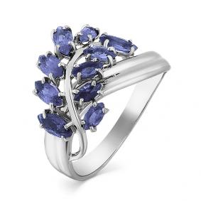 Кольцо из белого золота Мастер Бриллиант 05M1-107-436-02 с сапфиром 05M1-107-436-02 фото