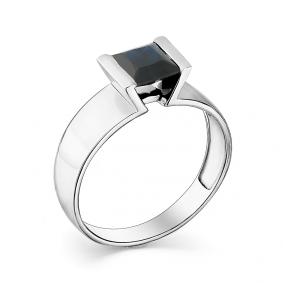 Кольцо из белого золота Мастер Бриллиант 05M1-107-482-02 с сапфиром 05M1-107-482-02 фото