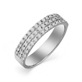 Кольцо из белого золота Мастер Бриллиант 05M1-107-530-7 с бриллиантом 05M1-107-530-7 фото