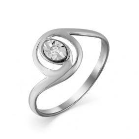 Кольцо из белого золота Мастер Бриллиант 05M1-107-553/1 с бриллиантом 05M1-107-553/1 фото