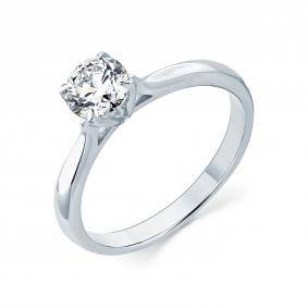 Кольцо из белого золота Мастер Бриллиант 05M1-206143-00-00 с бриллиантом 05M1-206143-00-00 фото