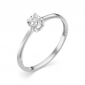 Кольцо из белого золота Мастер Бриллиант 05M1-206448-00-00 с бриллиантом 05M1-206448-00-00 фото