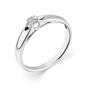 Кольцо из белого золота Мастер Бриллиант 05M1-206666-00-00 с бриллиантом 05M1-206666-00-00 фото