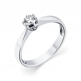Кольцо из белого золота Мастер Бриллиант 05M1-206985-00-00 с бриллиантом 05M1-206985-00-00 фото