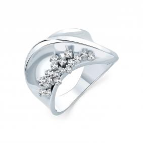 Кольцо из белого золота Мастер Бриллиант 05M1-207155-00-00 с бриллиантом 05M1-207155-00-00 фото