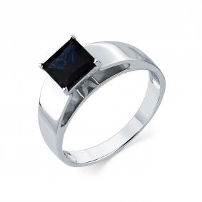 Кольцо из белого золота Мастер Бриллиант 05M1-207480-00-02 с сапфиром 05M1-207480-00-02 фото