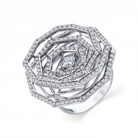 Кольцо из белого золота Мастер Бриллиант 05M1-207673-01-00 с бриллиантом 05M1-207673-01-00 фото