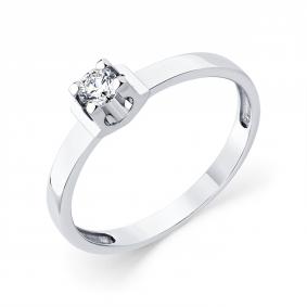 Кольцо из белого золота Мастер Бриллиант 05M1-207714-00-00 с бриллиантом 05M1-207714-00-00 фото