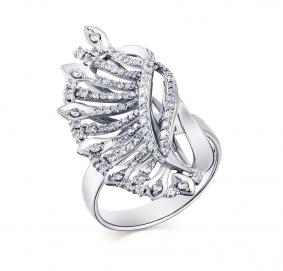 Кольцо из белого золота Мастер Бриллиант 05M1-207880-00-00 с бриллиантом 05M1-207880-00-00 фото