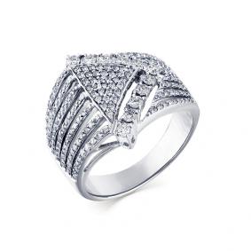 Кольцо из белого золота Мастер Бриллиант 05M1-207886-00-00 с бриллиантом 05M1-207886-00-00 фото