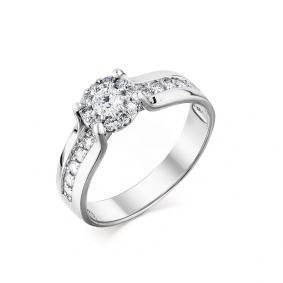 Кольцо из белого золота Мастер Бриллиант 05M1-207970-00-00 с бриллиантом 05M1-207970-00-00 фото