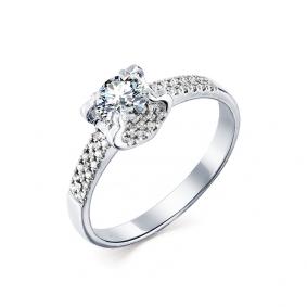 Кольцо из белого золота Мастер Бриллиант 05M1-207989-70-00 с бриллиантом 05M1-207989-70-00 фото