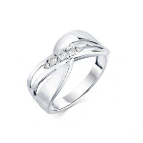 Кольцо из белого золота Мастер Бриллиант 05M1-208012-00-00 с бриллиантом 05M1-208012-00-00 фото