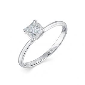 Кольцо из белого золота Мастер Бриллиант 05M1-208072-01-00 с бриллиантом 05M1-208072-01-00 фото