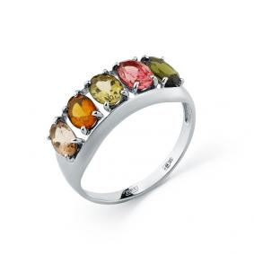 Кольцо из белого золота Мастер Бриллиант 05M1-208217-00-60 с турмалином 05M1-208217-00-60 фото