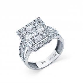 Кольцо из белого золота Мастер Бриллиант 05M1-208273-00-00 с бриллиантом 05M1-208273-00-00 фото