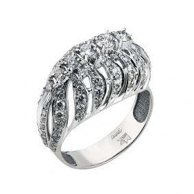 Кольцо из белого золота Мастер Бриллиант 05M1-208275-00-00 с бриллиантом 05M1-208275-00-00 фото