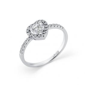 Кольцо из белого золота Мастер Бриллиант 05M1-208404-00-00 с бриллиантом 05M1-208404-00-00 фото