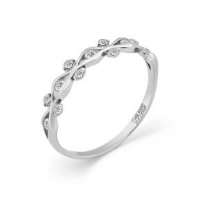 Кольцо из белого золота Мастер Бриллиант 05M1-208429-00-00 с бриллиантом 05M1-208429-00-00 фото