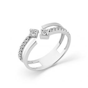 Кольцо из белого золота Мастер Бриллиант 05M1-208436-00-00 с бриллиантом 05M1-208436-00-00 фото