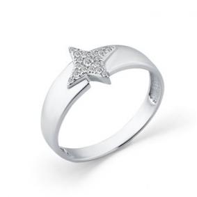 Кольцо из белого золота Мастер Бриллиант 05M1-208444-00-00 с бриллиантом 05M1-208444-00-00 фото