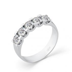 Кольцо из белого золота Мастер Бриллиант 05M1-208485-00-00 с бриллиантом 05M1-208485-00-00 фото