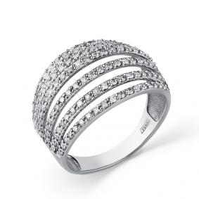 Кольцо из белого золота Мастер Бриллиант 05M1-208497-00-00 с бриллиантом 05M1-208497-00-00 фото