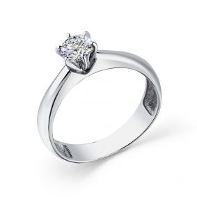 Кольцо из белого золота Мастер Бриллиант 05M1-208543-00-00 с бриллиантом 05M1-208543-00-00 фото