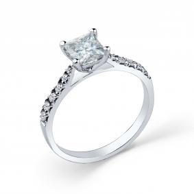 Кольцо из белого золота Мастер Бриллиант 05M1-208558-01-00 с бриллиантом 05M1-208558-01-00 фото