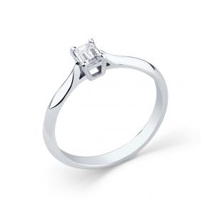 Кольцо из белого золота Мастер Бриллиант 05M1-208563-00-00 с бриллиантом 05M1-208563-00-00 фото