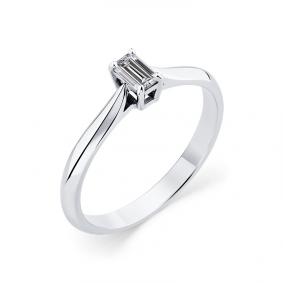 Кольцо из белого золота Мастер Бриллиант 05M1-208563-02-00 с бриллиантом 05M1-208563-02-00 фото