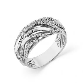 Кольцо из белого золота Мастер Бриллиант 05M1-208592-00-00 с бриллиантом 05M1-208592-00-00 фото