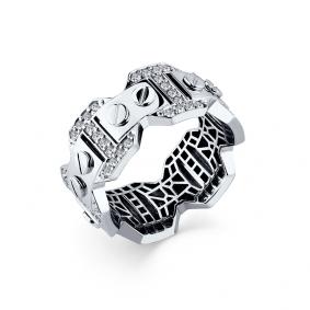 Кольцо из белого золота Мастер Бриллиант 05M1-208742-00-00 с бриллиантом 05M1-208742-00-00 фото