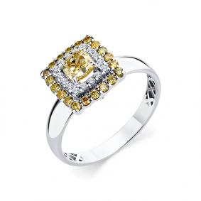 Кольцо из белого золота Мастер Бриллиант 05M1-208869-01-55 с бриллиантом 05M1-208869-01-55 фото