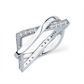 Кольцо из белого золота Мастер Бриллиант 05M1-208987-00-00 с бриллиантом 05M1-208987-00-00 фото