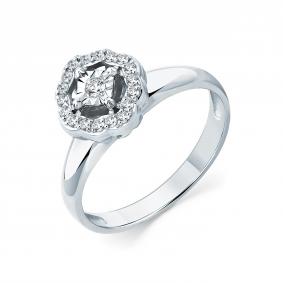 Кольцо из белого золота Мастер Бриллиант 05M1-209136-00-00 с бриллиантом 05M1-209136-00-00 фото