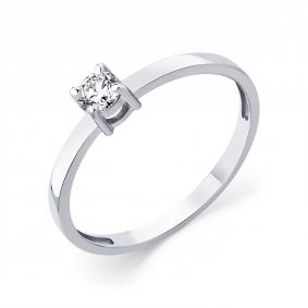 Кольцо из белого золота Мастер Бриллиант 05M1-209301-00-00 с бриллиантом 05M1-209301-00-00 фото