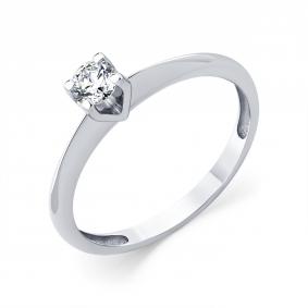 Кольцо из белого золота Мастер Бриллиант 05M1-209302-00-00 с бриллиантом 05M1-209302-00-00 фото