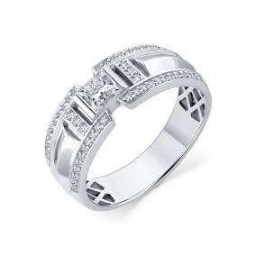 Кольцо из белого золота Мастер Бриллиант 05M1-209311-00-00 с бриллиантом 05M1-209311-00-00 фото