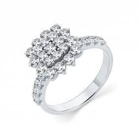 Кольцо из белого золота Мастер Бриллиант 05M1-209319-00-00 с бриллиантом 05M1-209319-00-00 фото