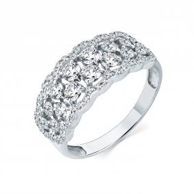 Кольцо из белого золота Мастер Бриллиант 05M1-209331-00-00 с бриллиантом 05M1-209331-00-00 фото