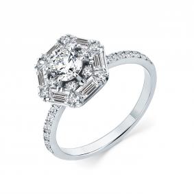 Кольцо из белого золота Мастер Бриллиант 05M1-209351-00-00 с бриллиантом 05M1-209351-00-00 фото