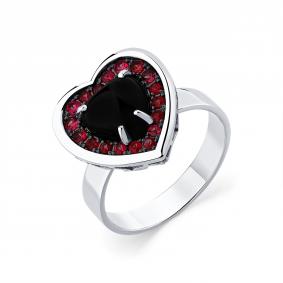 Кольцо из белого золота Мастер Бриллиант 05M1-209361-00-55 с агатом и шпинелью 05M1-209361-00-55 фото